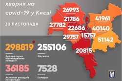 В Киеве снова более 1600 новых случаев COVID-19 за сутки