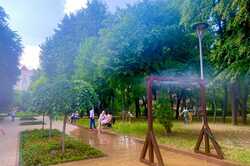 На Соломенке установили охлаждающие рамки (ФОТО)