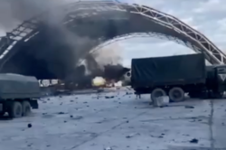 Как выглядит аэропорт в Гостомеле сейчас (видео)