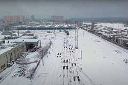 Депо метро Киева на Оболони можно увидеть с высоты (ВИДЕО)