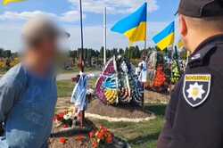 В Белой Церкви изуродовали могилы украинских защитников (ВИДЕО)