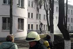 Горит студенческая общага на Соломенке
