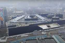 В Киеве продолжается строительство огромного ТРЦ Ocean Mall (ВИДЕО)