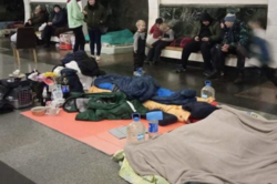 В метро Киева от атак оккупанта скрывается до 15 тысяч человек