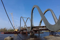В Киеве на Оболони строят новый мост на Днепре: когда его откроют