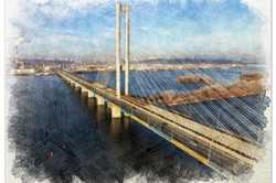 Движение по Южному мосту ограничат на два месяца