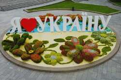 В Киеве появилась уникальная цветочная инсталляция (ФОТО)