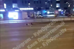 По телу продолжили ездить машины: в Киеве на Бажана фура раздавила мужчину (Видео) 