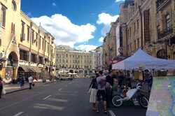 В Киеве Бессарабский проезд стал пешеходной зоной (ФОТО)