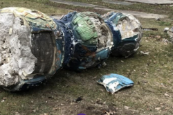 На Виноградаре уничтожили уникальную скульптуру