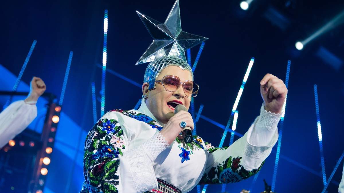 Сердючка на концерті в Києві заспівала нову кричалку про Путіна (ВІДЕО)